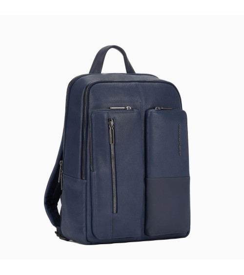 Zaino Piquadro Ronnie: Pelle, 14", RFID